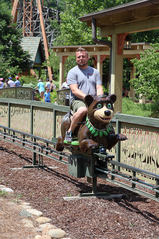 The Black bear Trail at Dollywood Theme Park, Pigeon Forge, Tennessee