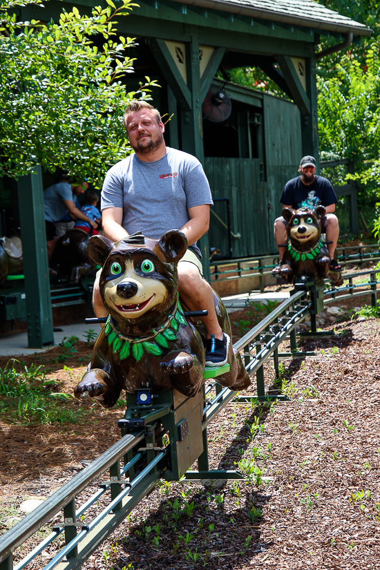 The Black Bear Trail at Dollywood Theme Park, Pigeon Forge, Tennessee