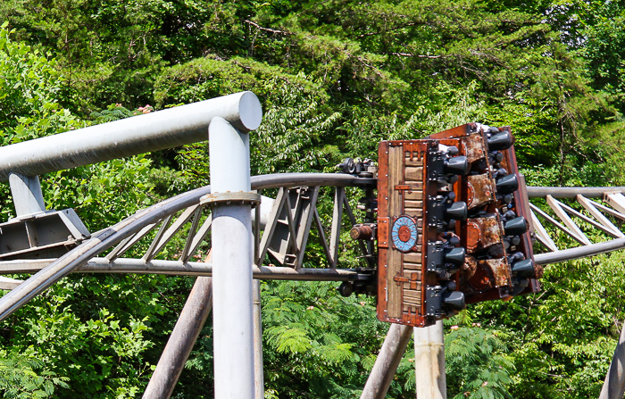 The Mystery Mine Rollercoaster at Dollywood Theme Park, Pigeon Forge, Tennessee