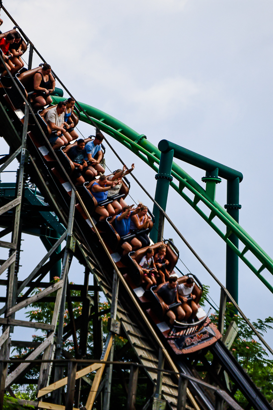 The Thunderhead Rollercoaster at Dollywood Theme Park, Pigeon Forge, Tennessee