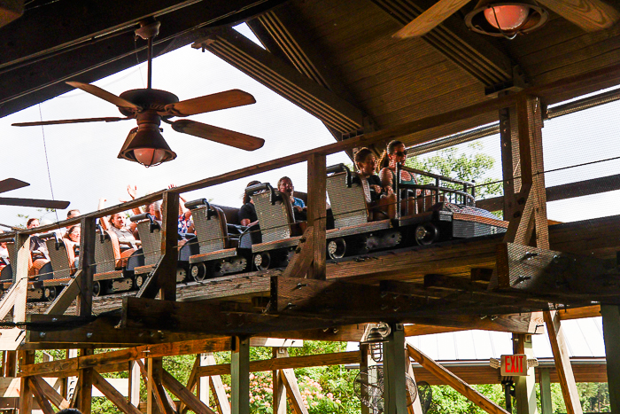 The Thunderhead Rollercoaster at Dollywood Theme Park, Pigeon Forge, Tennessee