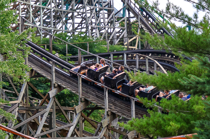The Thunderhead Rollercoaster at Dollywood Theme Park, Pigeon Forge, Tennessee