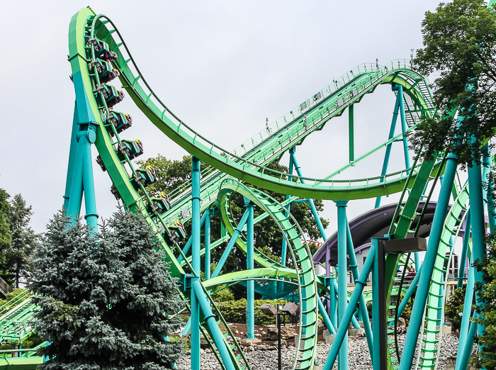 The Hydra Roller Coaster at Dorney Park, Allentown, Pennsylvania