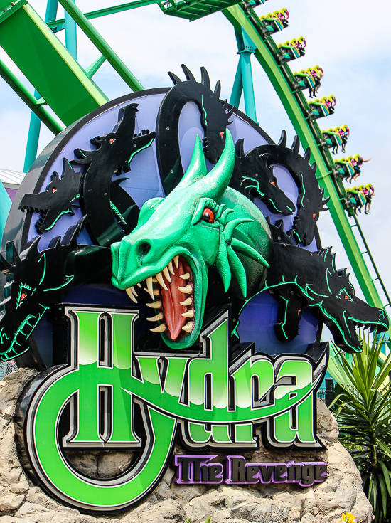 The Hydra Roller Coaster at Dorney Park, Allentown, Pennsylvania