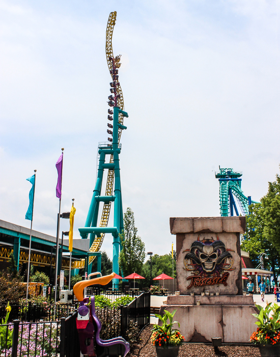 The Posessed Roller Coaster at Dorney Park, Allentown, Pennsylvania