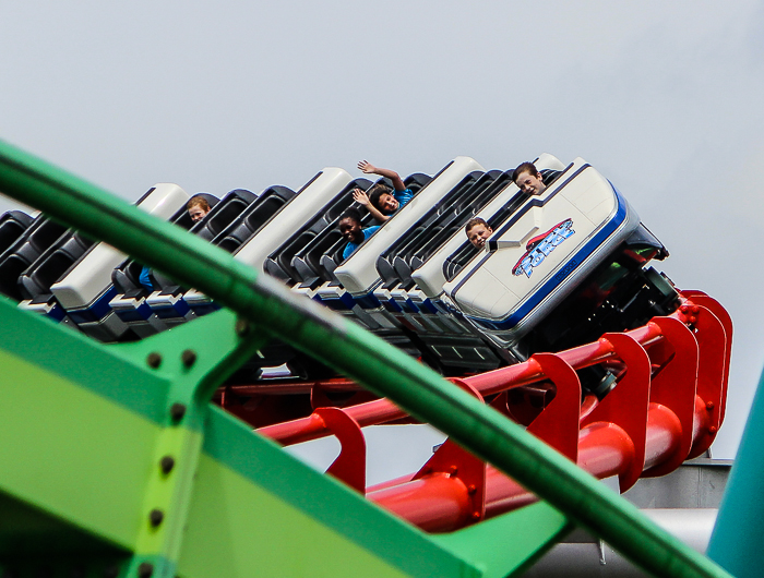 The Steel Force Roller Coaster at Dorney Park, Allentown, Pennsylvania