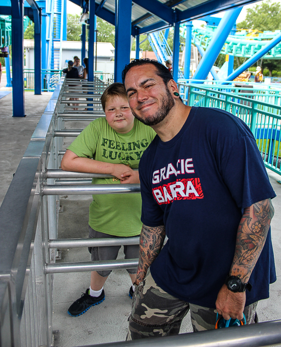 The Stinger Roller Coaster at Dorney Park, Allentown, Pennsylvania