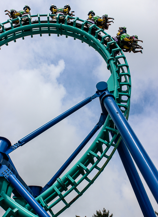 The Stinger Roller Coaster at Dorney Park, Allentown, Pennsylvania