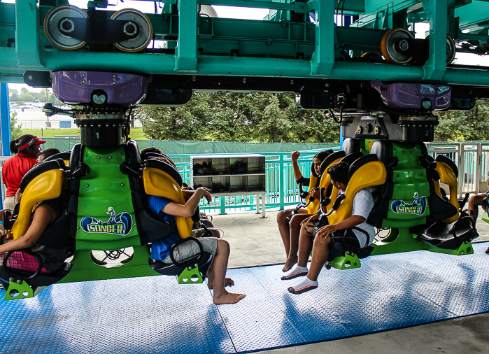 The Stinger Roller Coaster at Dorney Park, Allentown, Pennsylvania