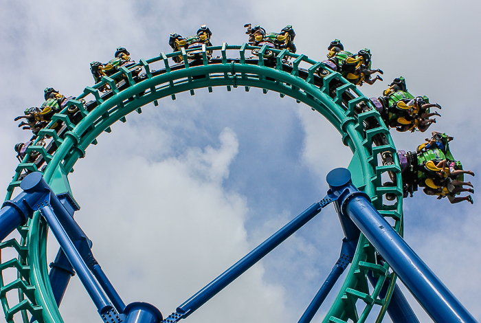 The Stinger Roller Coaster at Dorney Park, Allentown, Pennsylvania