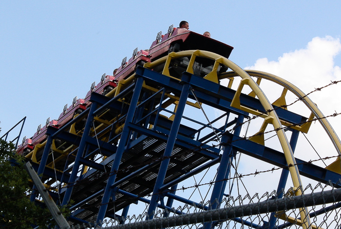 The Diamondback Roller Coaster at Frontier City Theme Park, Oklahoma City, Oklahoma