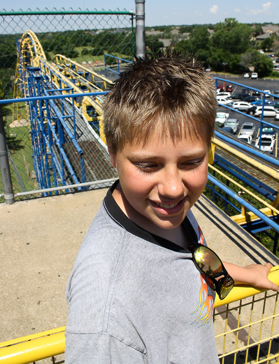 The Diamondback Roller Coaster at Frontier City Theme Park, Oklahoma City, Oklahoma