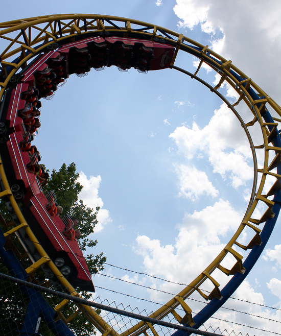 The Diamondback Roller Coaster at Frontier City Theme Park, Oklahoma City, Oklahoma