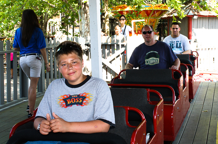 The Wild Kitty Roller Coaster at Frontier City Theme Park, Oklahoma City, Oklahoma