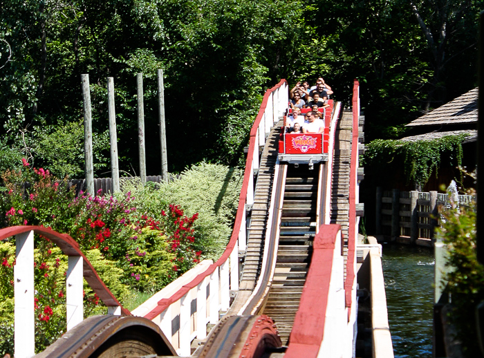 The Wildcat Roller Coaster at Frontier City Theme Park, Oklahoma City, Oklahoma