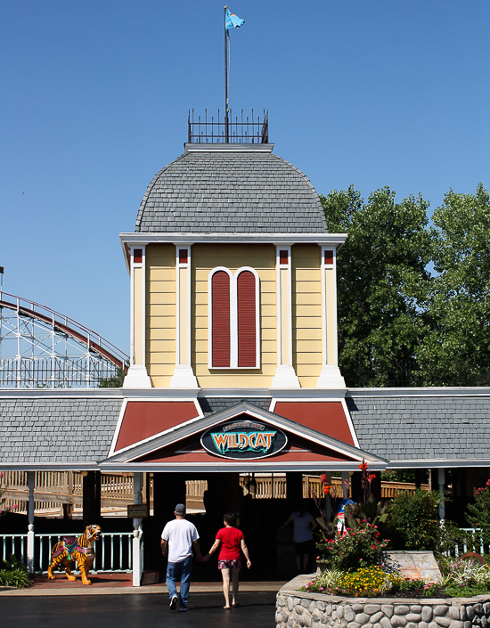 TheWildcat Roller Coaster at Frontier City Theme Park, Oklahoma City, Oklahoma