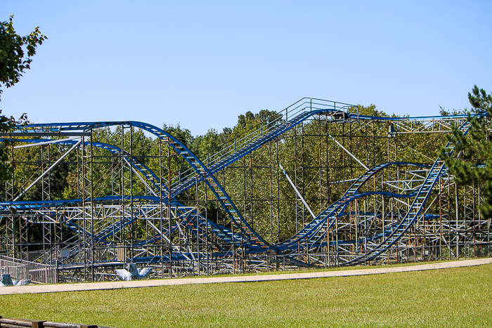 The ArieForce One roller coaster at  Fun Spot America Atlanta in Fayetteville, GA