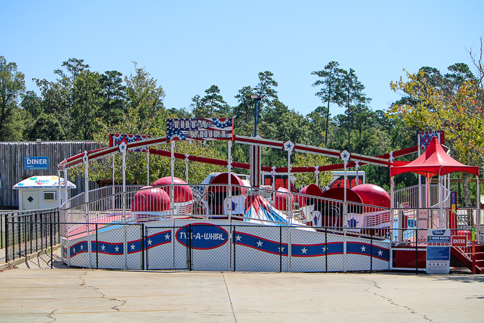 The ArieForce One roller coaster at Fun Spot America Atlanta in Fayetteville, GA