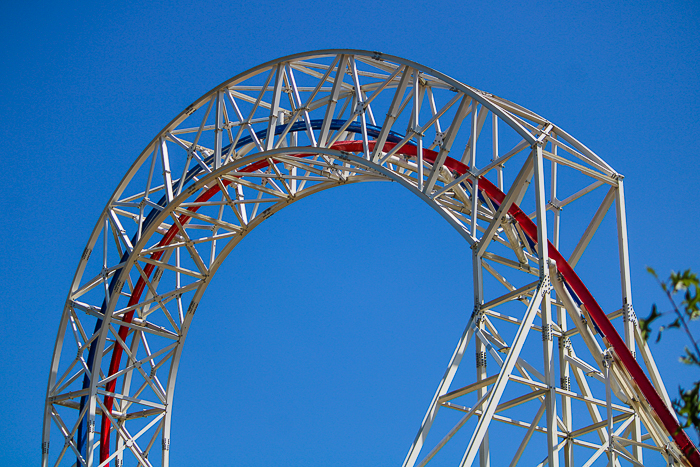 The ArieForce  One roller coaster at  Fun Spot America Atlanta in Fayetteville, GA