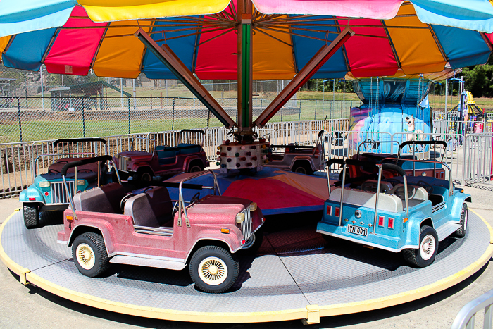 The ArieForce One roller coaster at Fun Spot America Atlanta in Fayetteville, GA