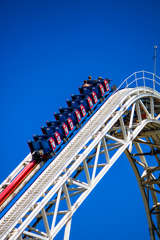 The ArieForce  One roller coaster at  Fun Spot America Atlanta in Fayetteville, GA