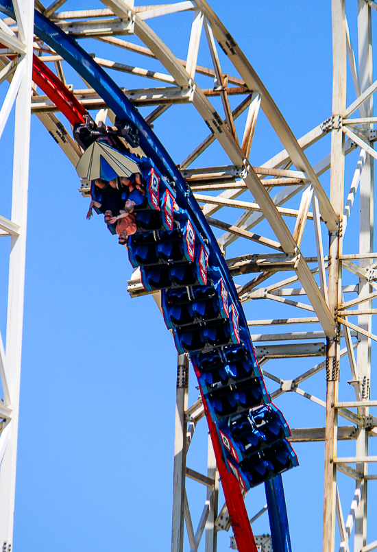 The ArieForce One roller coaster at Fun Spot America Atlanta in Fayetteville, GA