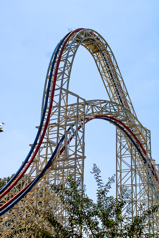 The ArieForce  One roller coaster at  Fun Spot America Atlanta in Fayetteville, GA