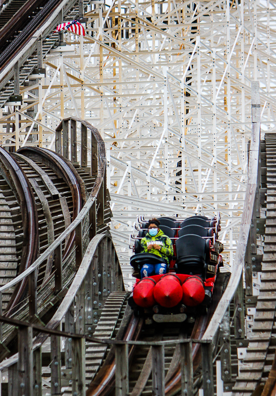 The Mine Blower Looping Coaster at Fun Spot America Kissimmee, Florida