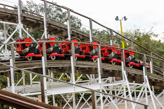 The Mine Blower Looping Coaster at Fun Spot America Kissimmee, Florida