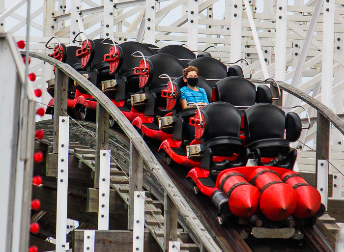 The Mine Blower Looping Coaster at Fun Spot America Kissimmee, Florida