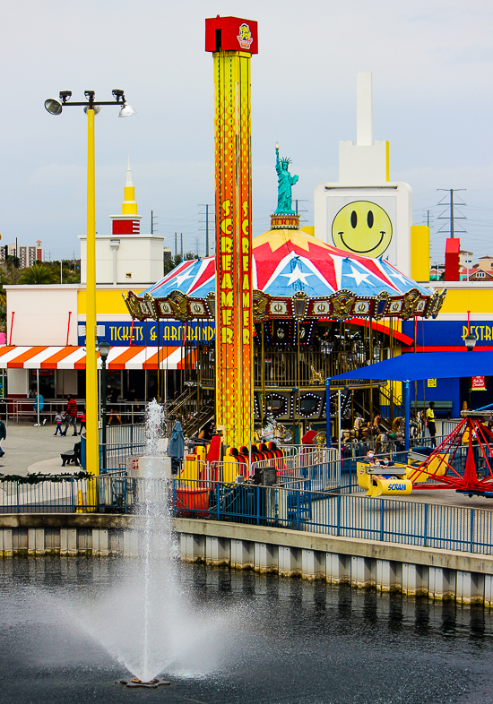 The Roller coaster at Fun Spot America Orlando, Florida