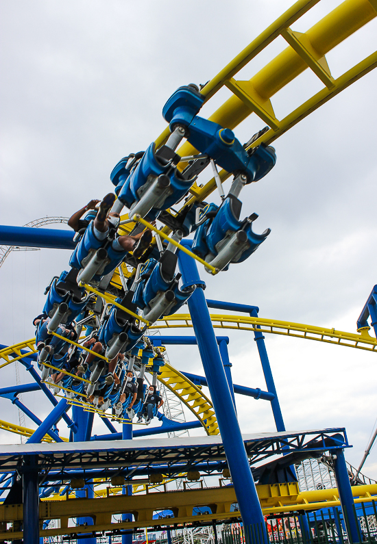  The Freedom Flyer family inverted roller coaster at Fun Spot America Orlando, Florida