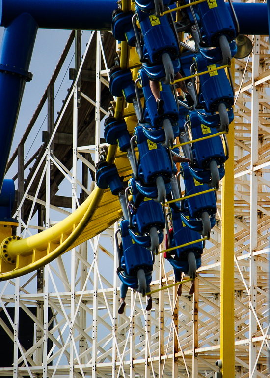  The Freedom Flyer family inverted roller coaster at Fun Spot America Orlando, Florida