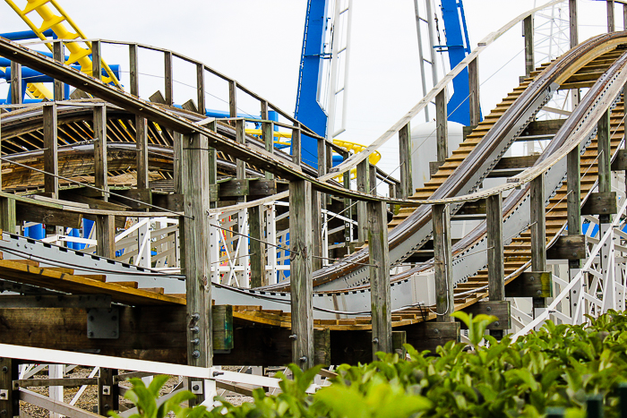 The White Lightnin' coaster at Fun Spot America Orlando, Florida