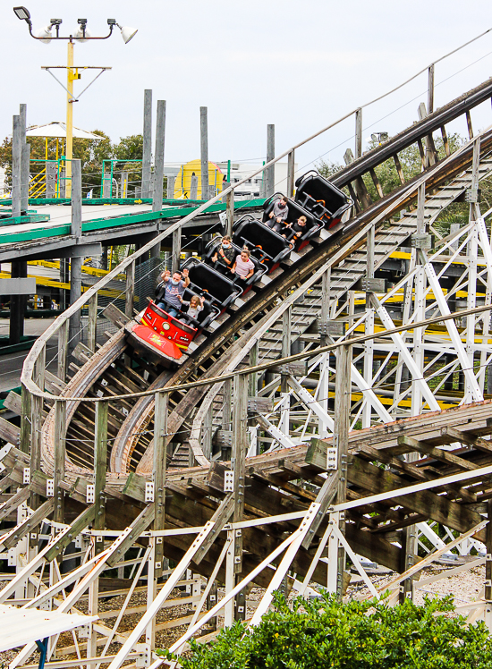 The White Lightnin' rollercoaster at Fun Spot America Orlando, Florida