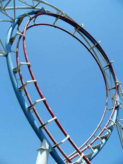 The Afterburner Rollercoaster at Fun Spot, Angola, Indiana