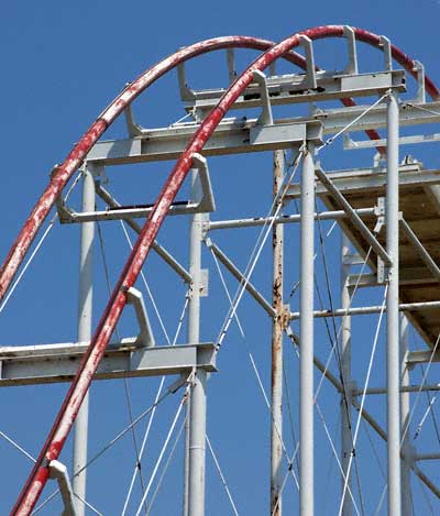 The Afterburner Rollercoaster at Fun Spot, Angola, Indiana