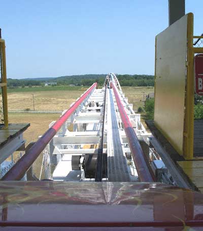 The Afterburner Rollercoaster at Fun Spot, Angola, Indiana