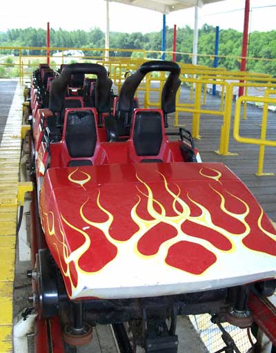 The Afterburner Rollercoaster at Fun Spot, Angola, Indiana