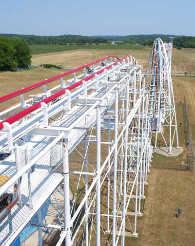 The Afterburner Rollercoaster at Fun Spot, Angola, Indiana