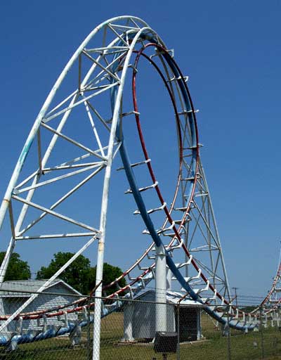 The Afterburner Rollercoaster at Fun Spot, Angola, Indiana