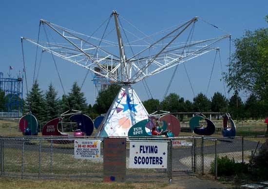 Flying Scooters at Fun Spot, Angola, Indiana