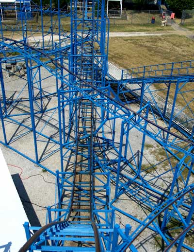 The Zyclon Rollercoaster at Fun Spot, Angola, Indiana