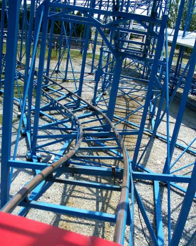 The Zyclon Rollercoaster at Fun Spot, Angola, Indiana