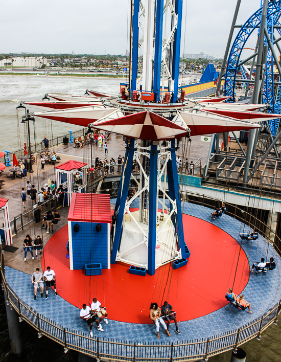 The Texas Star Flyer at Galveston Island Historic Pleasure Pier, Galveston, Texas