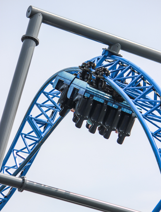 The Iron Shark Roller Coaster at Galveston Island Historic Pleasure Pier, Galveston, Texas