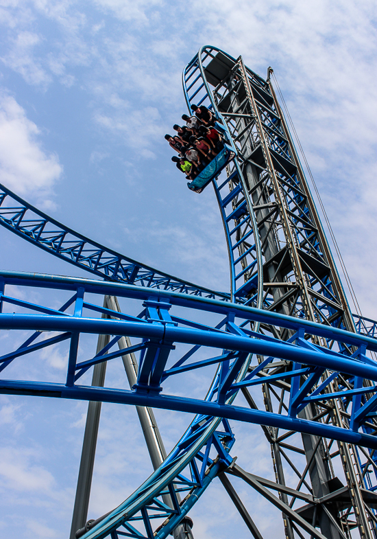 The Iron Shark Roller Coaster at Galveston Island Historic Pleasure Pier, Galveston, Texas