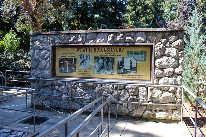 Te Quicksilver Express roller coaster at Gilroy Gardens, Gilroy, California