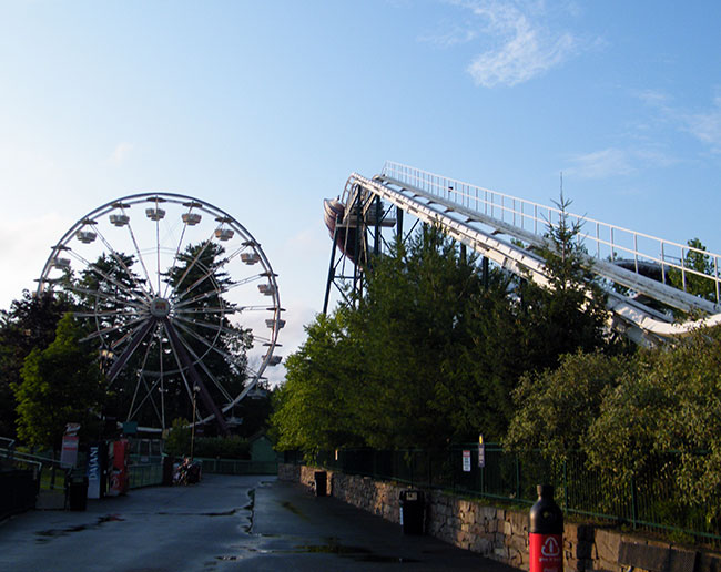 The Alpine Bobsled rollercoaster at The Great Escape, Lake George, New York