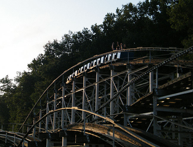 The Comet Rollercoaster at The Great Escape, Lake George, New York